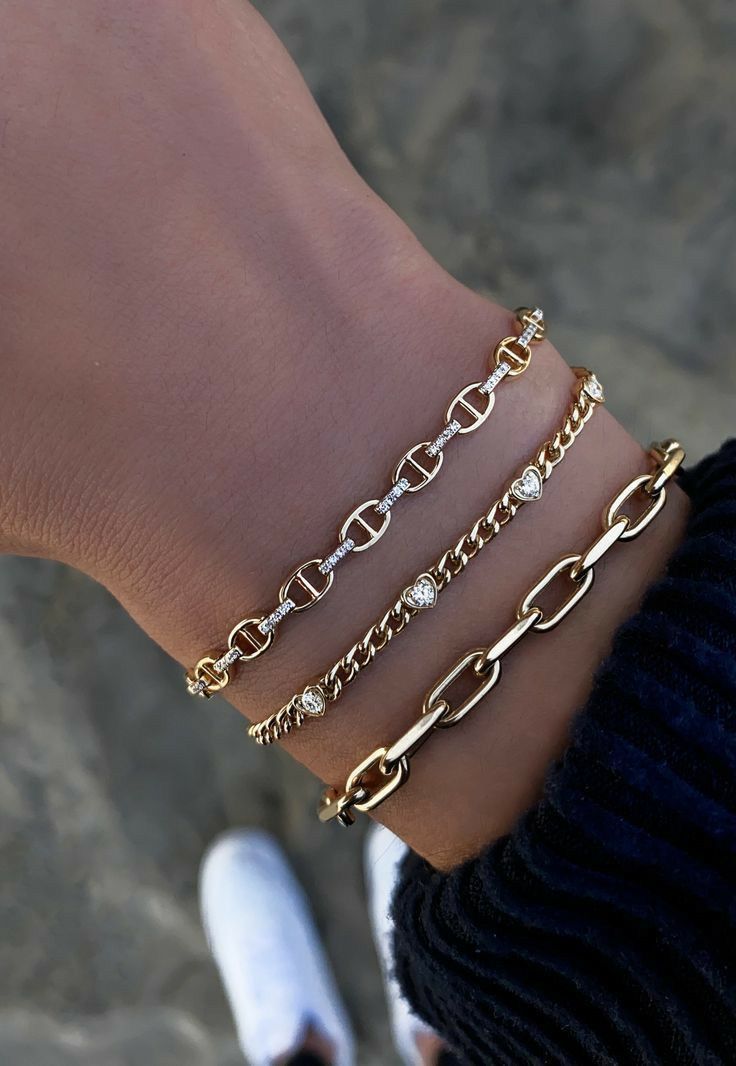 Studded Bracelet Stack