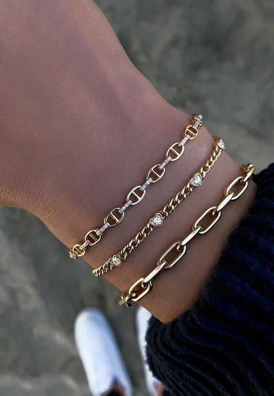 Studded Bracelet Stack